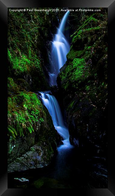  Aria Force Waterfall Framed Print by Paul Greenhalgh