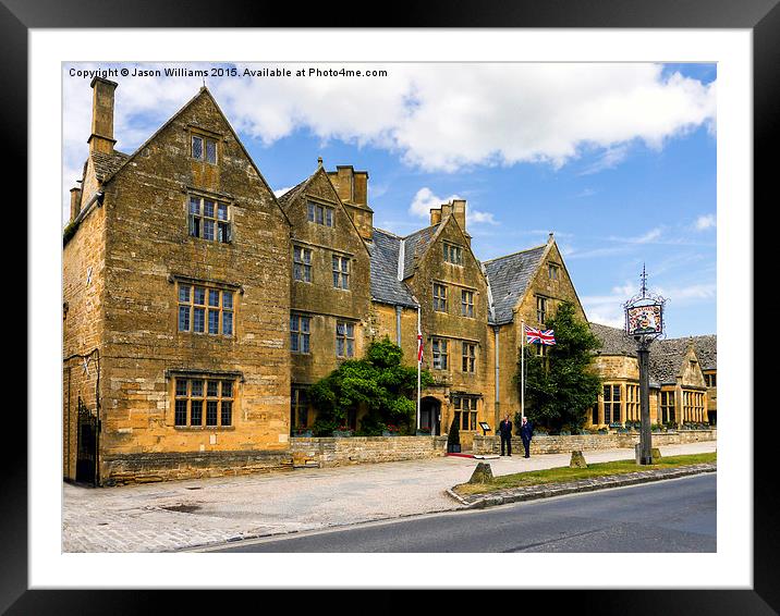  The Lygon Arms, Broadway. Framed Mounted Print by Jason Williams