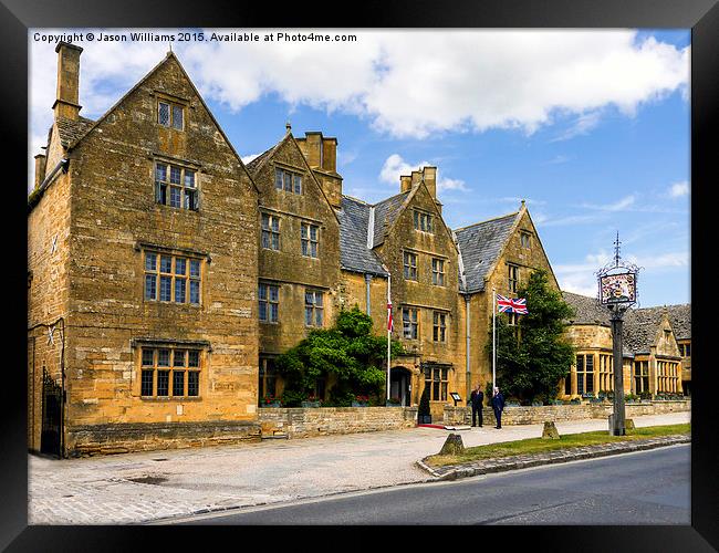  The Lygon Arms, Broadway. Framed Print by Jason Williams