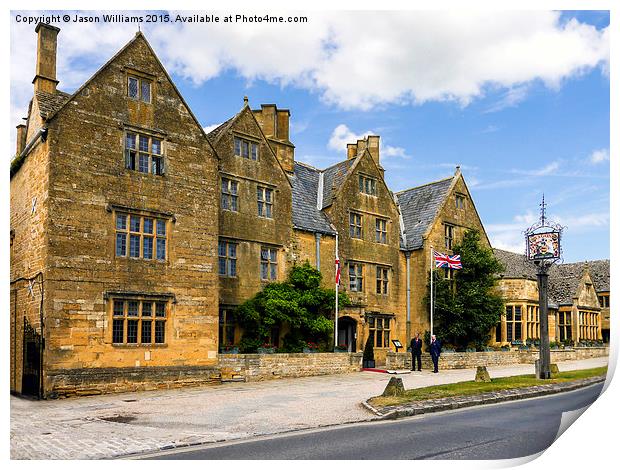 The Lygon Arms, Broadway. Print by Jason Williams