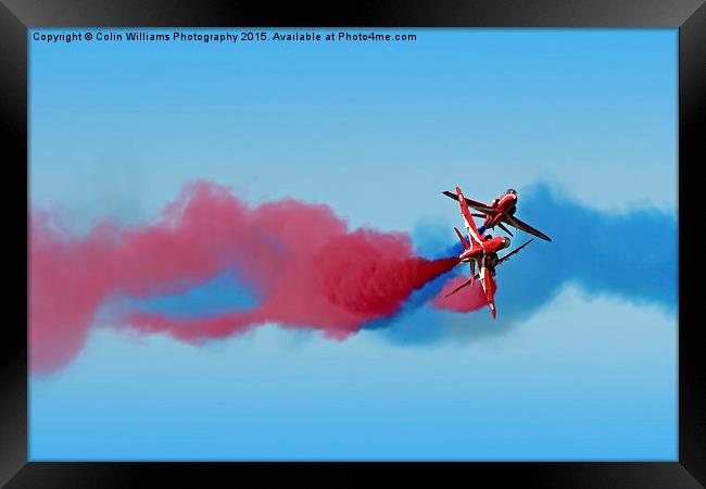   The Red Arrows RIAT 2015 14 Framed Print by Colin Williams Photography