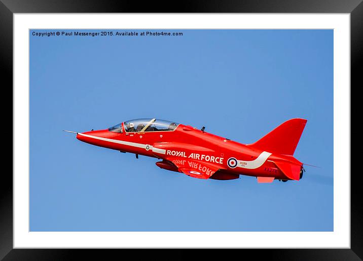  The Red Arrows Framed Mounted Print by Paul Messenger