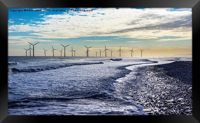 Green Power  Framed Print by keith sayer