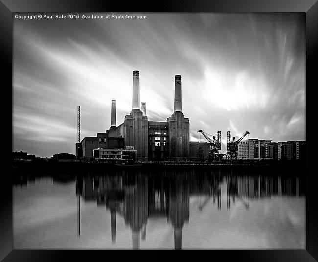  Battersea Power Station Framed Print by Paul Bate