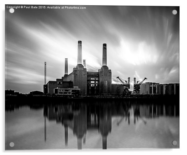  Battersea Power Station Acrylic by Paul Bate