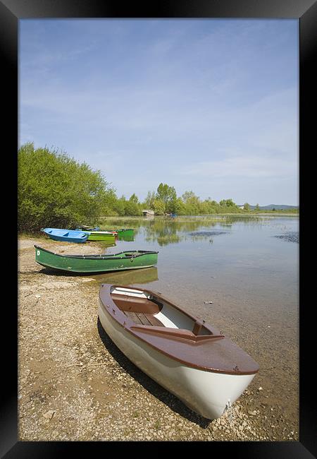 Cerknica Lake, seasonal lake in Slovenia Framed Print by Ian Middleton