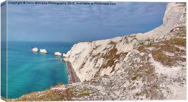  The Needles - Isle of Wight Panorama Canvas Print by Colin Williams Photography