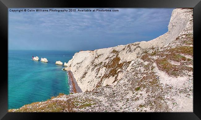  The Needles - Isle of Wight Panorama Framed Print by Colin Williams Photography