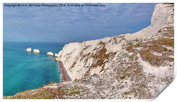  The Needles - Isle of Wight Panorama Print by Colin Williams Photography