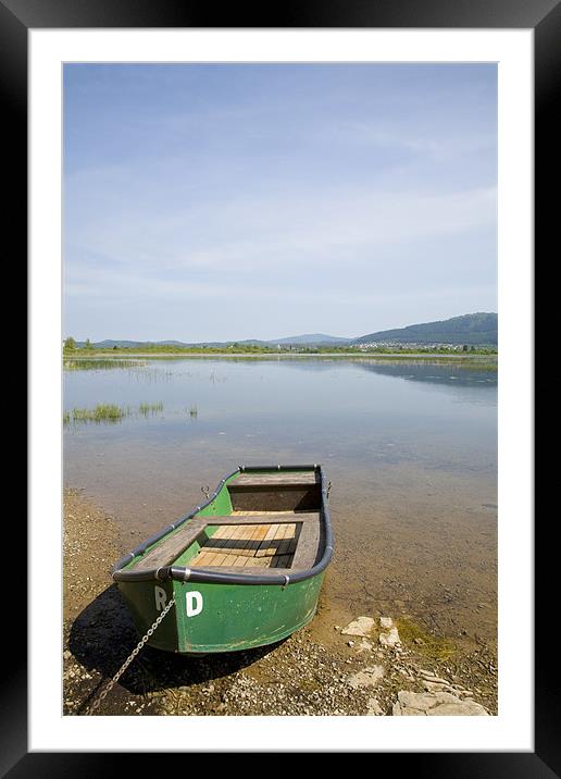 Cerknica Lake, seasonal lake in Slovenia Framed Mounted Print by Ian Middleton