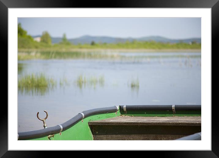 Cerknica Lake, seasonal lake in Slovenia Framed Mounted Print by Ian Middleton
