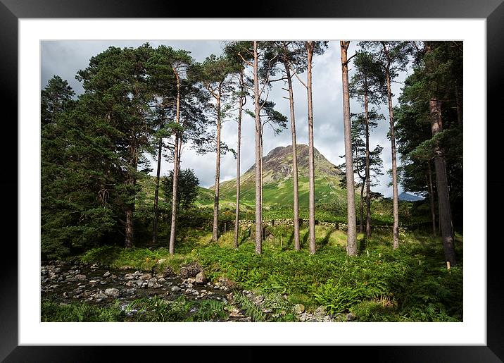  Yewbarrow Wasdale Cumbria. Cumbria Floods Appeal Framed Mounted Print by Jacqi Elmslie
