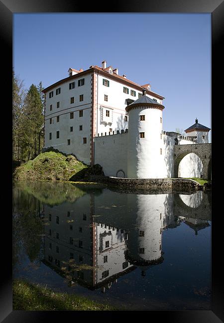sneznik Castle, Notranjska, Slovenia Framed Print by Ian Middleton