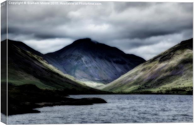 Wasdale Head abstract Canvas Print by Graham Moore