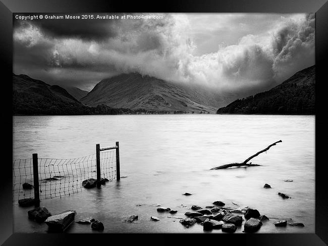 Buttermere storm Framed Print by Graham Moore