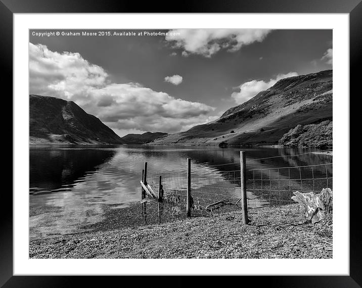 crummock lake district Framed Mounted Print by Graham Moore
