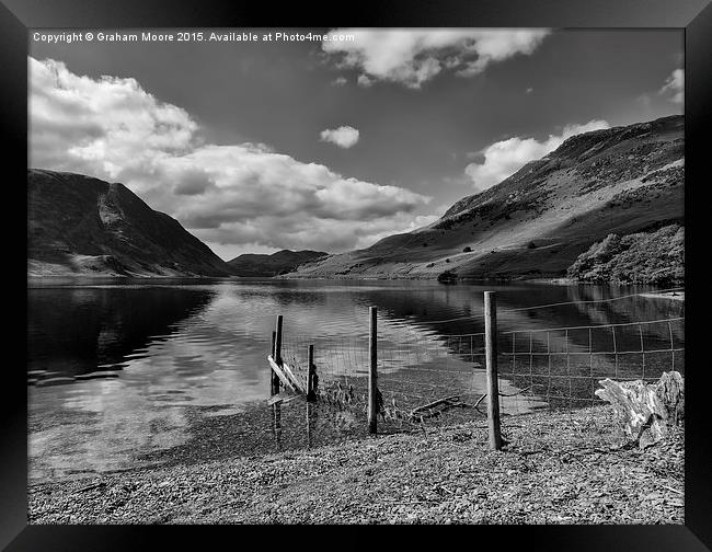 crummock lake district Framed Print by Graham Moore