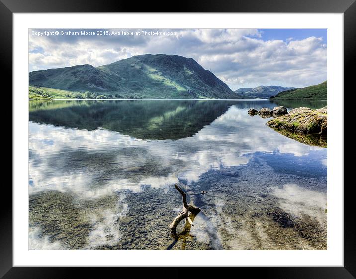 Crummock Water Framed Mounted Print by Graham Moore