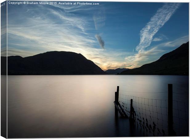 Crummock Water Canvas Print by Graham Moore