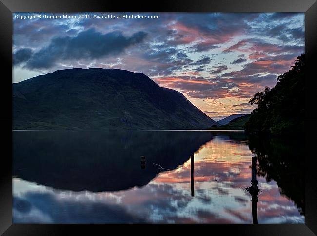 Crummock Water Framed Print by Graham Moore