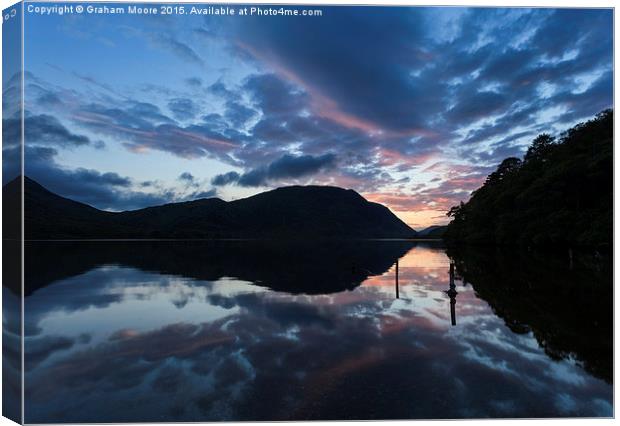  Crummock Water Canvas Print by Graham Moore