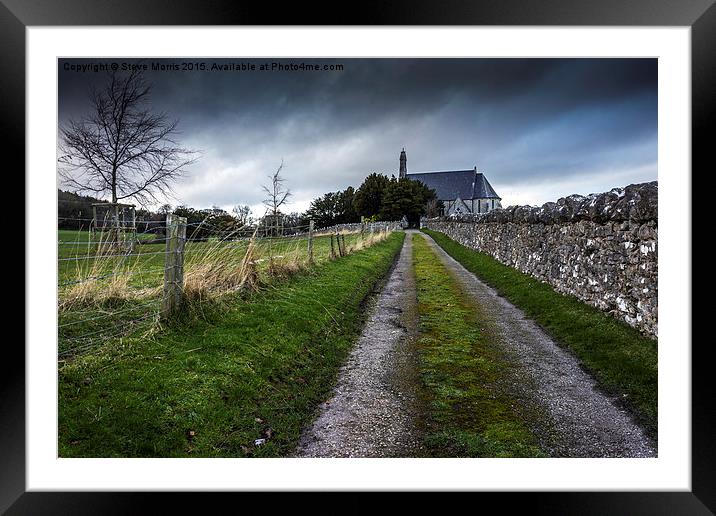  Approaching Storm Framed Mounted Print by Steve Morris