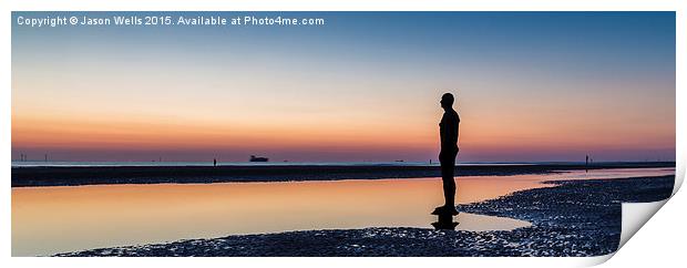 Iron Men panorama Print by Jason Wells