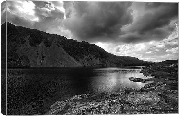 Storm Over Wastwater. Cumbria Floods Appeal Canvas Print by Jacqi Elmslie