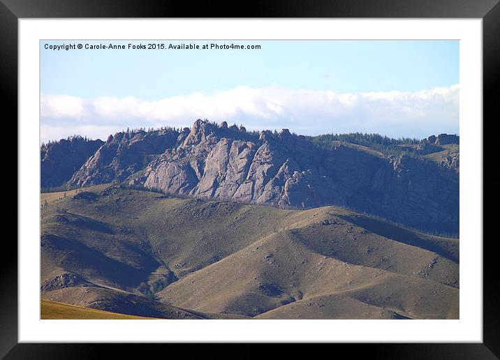  Dramatic Mongolia Framed Mounted Print by Carole-Anne Fooks