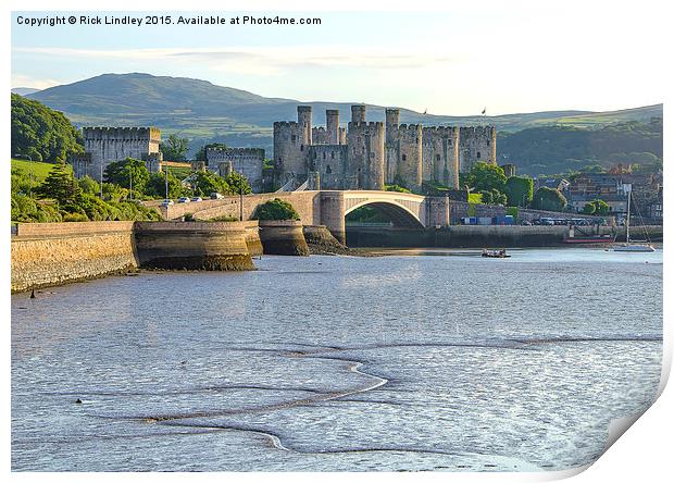  Conwy Castle Print by Rick Lindley