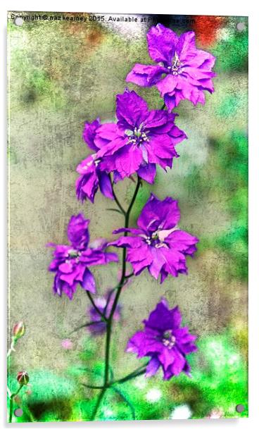  the wild orchid Acrylic by naz kearney