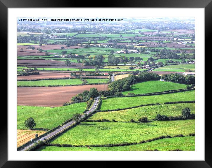   The View From Sutton Bank 2 Framed Mounted Print by Colin Williams Photography