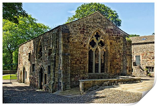  The Chapel of St John's the Evangelist Print by Colin Metcalf