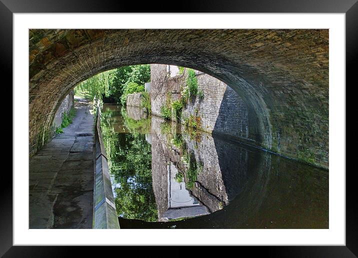  Mill Bridge, Skipton. Framed Mounted Print by Colin Metcalf