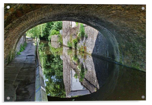  Mill Bridge, Skipton. Acrylic by Colin Metcalf