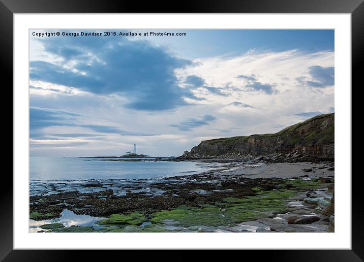  A Canny View Framed Mounted Print by George Davidson