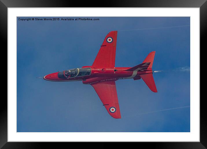  Red Arrows Hawk Framed Mounted Print by Steve Morris