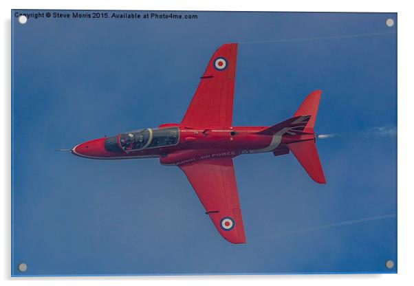  Red Arrows Hawk Acrylic by Steve Morris