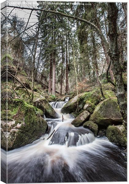  Wyming Brook Canvas Print by Lee Wright