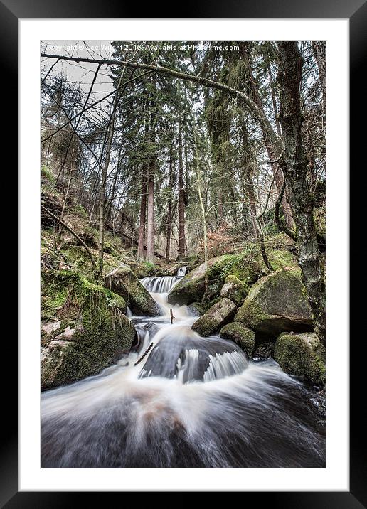  Wyming Brook Framed Mounted Print by Lee Wright