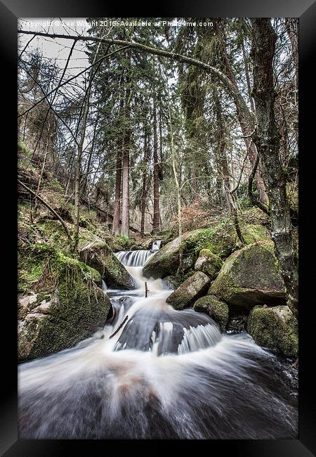 Wyming Brook Framed Print by Lee Wright