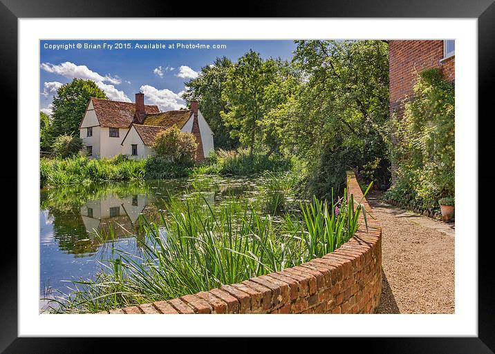  Willy Lotts cottage Framed Mounted Print by Brian Fry