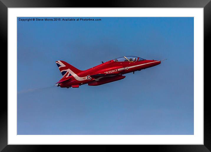  Red Arrows Hawk Framed Mounted Print by Steve Morris