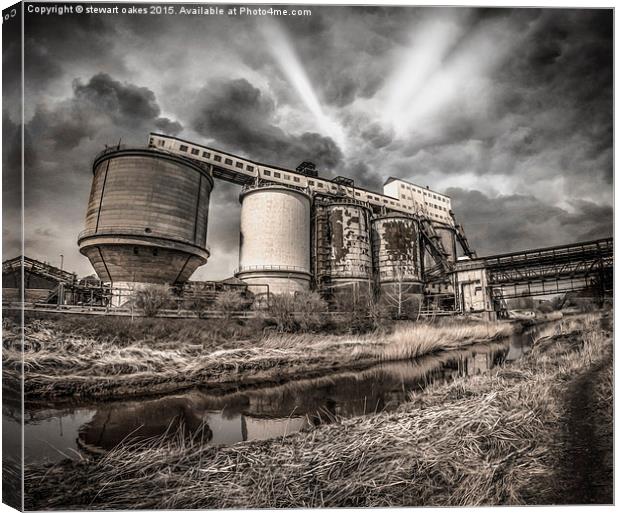 chemicals plant Canvas Print by stewart oakes