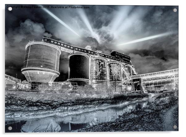  chemicals plant negative  Acrylic by stewart oakes