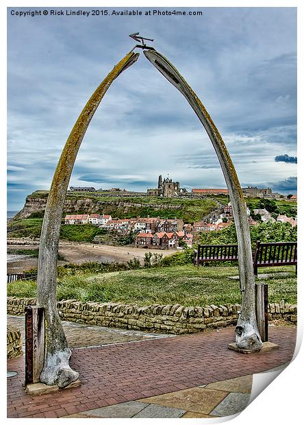  Whitby Abbey Print by Rick Lindley