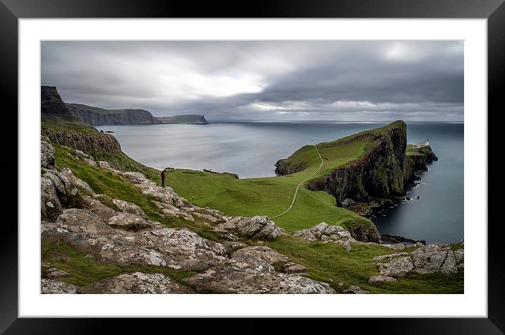 Neist Point Lighthouse Framed Mounted Print by Sam Smith