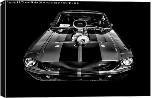  Shelby GT500 Canvas Print by Thanet Photos
