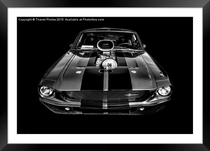  Shelby GT500 Framed Mounted Print by Thanet Photos