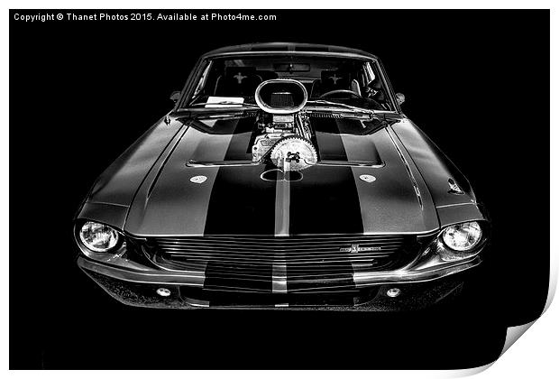  Shelby GT500 Print by Thanet Photos